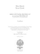 Miles and Nore, Proving Up (for tenor and piano, from Proving Up) - Digital (Not Printable)