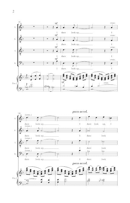 Song of Hope for SATB and piano
