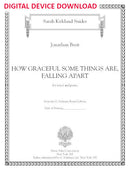 How Graceful Some Things Are, Falling Apart (tenor version) - Digital (Not Printable)