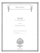 Night (on texts of Paul Laurence Dunbar)