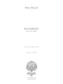 Fragments (for solo cello) - Digital (Not Printable)
