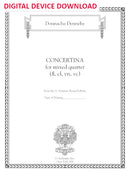 Concertina (for flute clarinet violin and cello) - Digital (Not Printable)