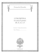 Concertina (for flute clarinet violin and cello)