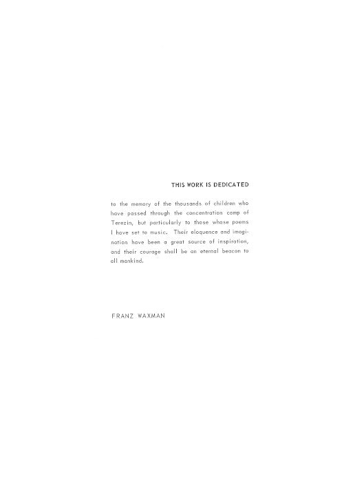 The Song of Terezin (orchestral version)