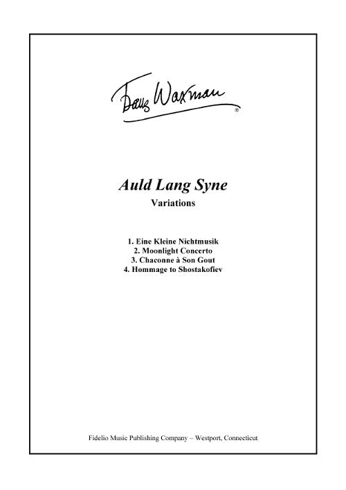 Auld Lang Syne Variations (for piano quintet)