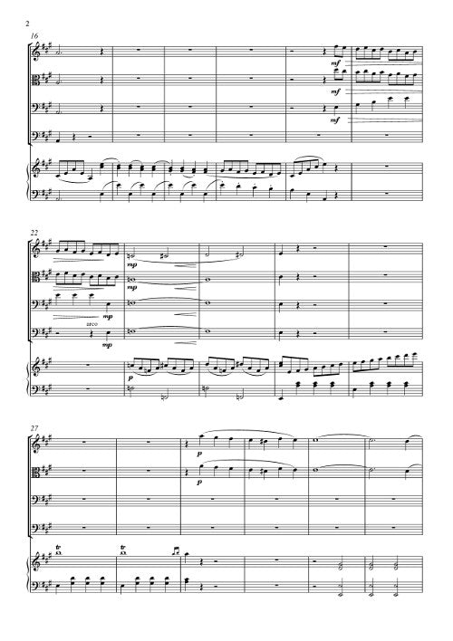 Auld Lang Syne Variations (for piano quintet)