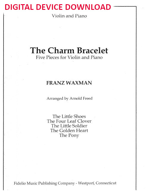 The Charm Bracelet (for violin and piano) - Digital (Not Printable)