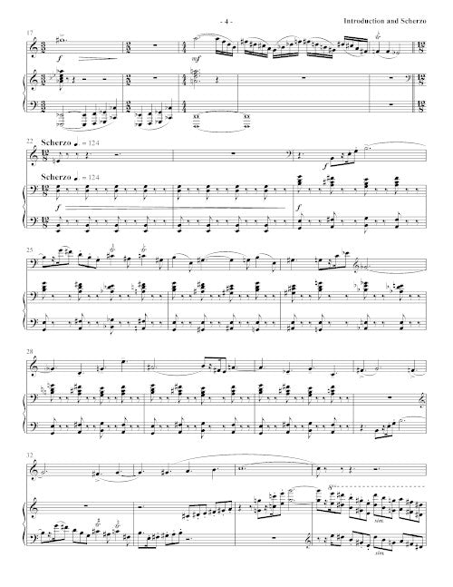 Introduction and Scherzo (for cello and piano) - Digital (Not Printable)