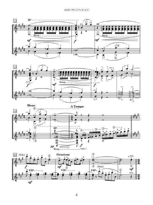 Peyton Place: Suite (for guitar duo)