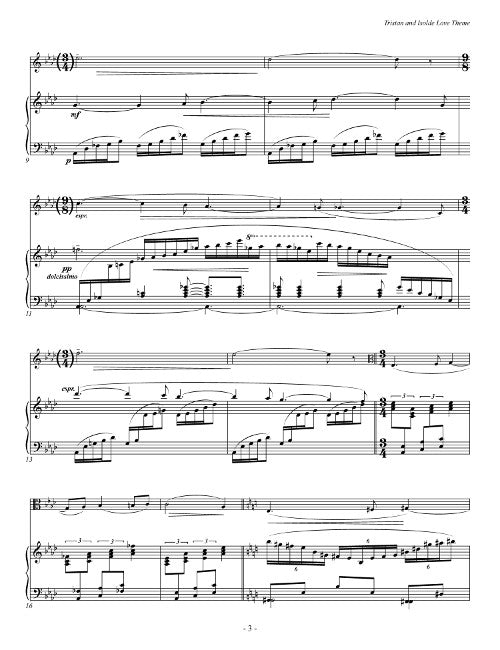 Tristan and Isolde: Love Music (for viola and piano)