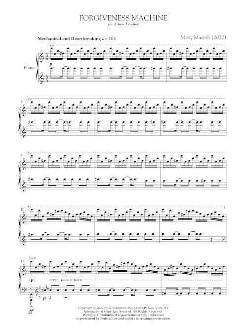 邦楽 may.e - Mattiola Forgiveness Machine for piano