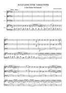 Auld Lang Syne Variations (for piano quartet)