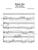 Rahab’s Plea, from 'Joshua'