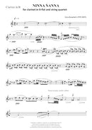 Ninna Nanna Per Anna (clarinet and string quartet)