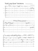 Auld Lang Syne Variations (for piano and winds)