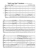 Auld Lang Syne Variations (for piano and winds)