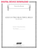 Give Us Two Beautiful Bells for piano - Digital (Not Printable)