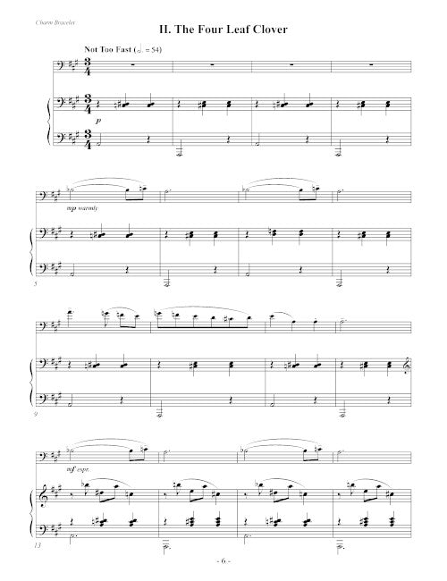 The Charm Bracelet (for cello and piano) - Digital (Not Printable)