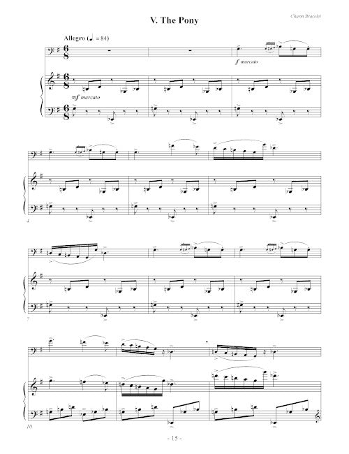 The Charm Bracelet (for cello and piano) - Digital (Not Printable)