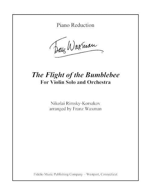 The Flight of the Bumblebee (for violin and piano)