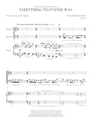 Everything That Ever Was for soprano, baritone, and piano