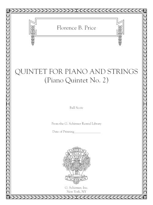Quintet for Piano and Strings (Piano Quintet No. 2)