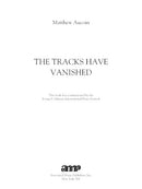 The Tracks Have Vanished for piano - Digital (Not Printable)