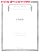 Chorale for string quartet - Digital (Not Printable)