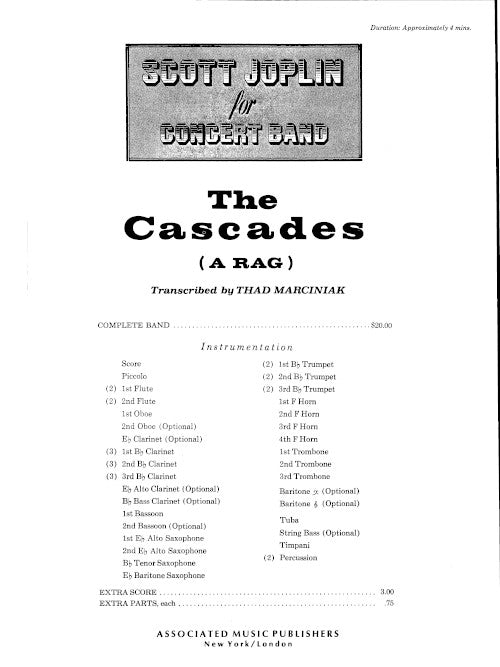The Cascades (for concert band)