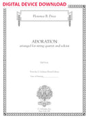 Adoration (for string quartet and soloist) - Digital (Not Printable)