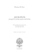 Adoration (for string quartet and soloist) - Digital (Not Printable)