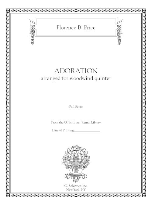 Adoration (for wind quintet)