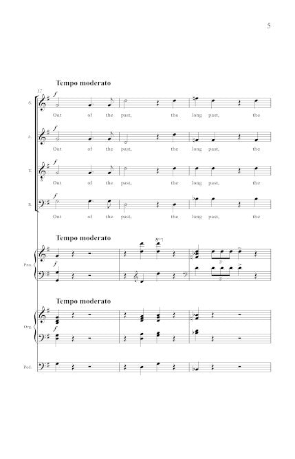 Ode to Man (SATB Chorus, Piano, and Organ)