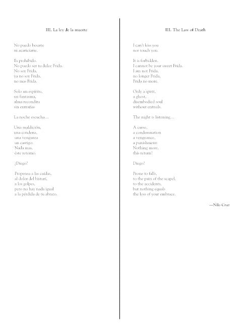 La ley de la muerte (The Law of Death) for soprano - Digital (Not Printable)