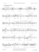 La ley de la muerte (The Law of Death) for soprano - Digital (Not Printable)
