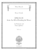 Epilogue (for baritone and ensemble from Breaking the Waves) score