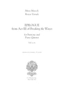 Epilogue (for baritone and ensemble from Breaking the Waves) score - Digital (Not Printable)