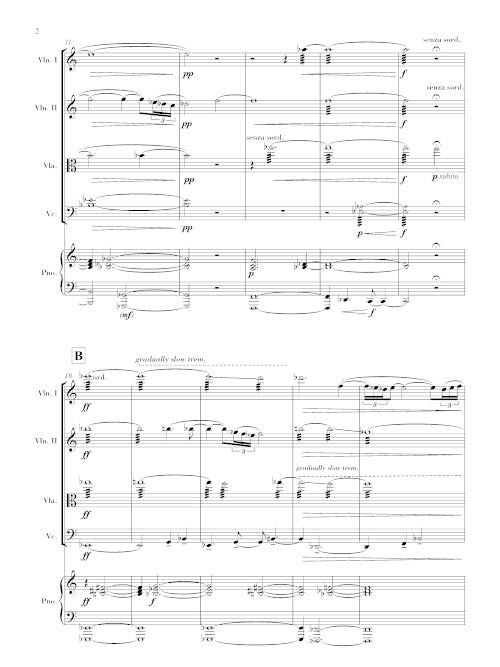 Epilogue (for baritone and ensemble, from Breaking the Waves) score, parts