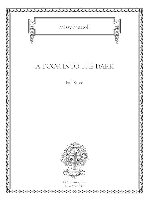 A Door into the Dark for small ensemble