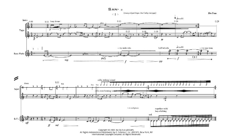 San (bass flute version)