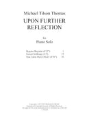 Upon Further Reflection (for piano)