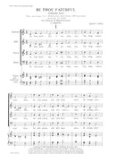 Be Thou Faithful (Gläubige Seel, for SATB chorus)