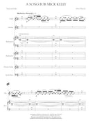A Song for Mick Kelly for voice and ensemble - Digital (Not Printable)