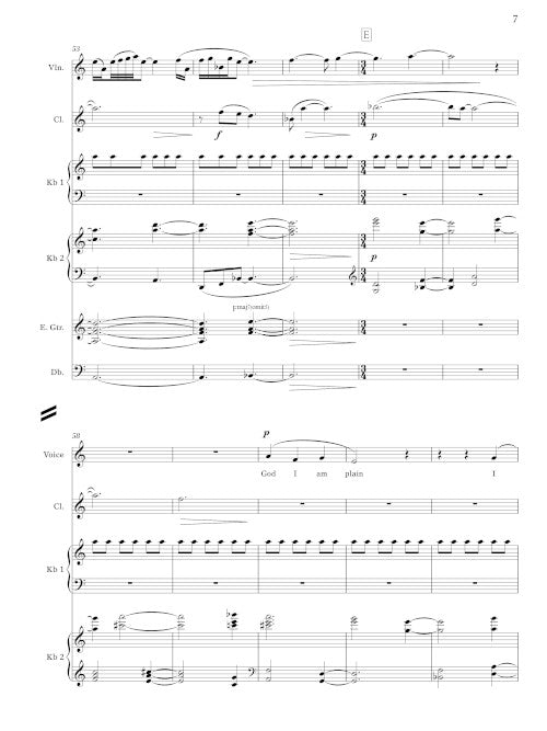 A Song for Mick Kelly for voice and ensemble