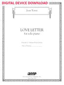 Love Letter (for piano) - Digital (Not Printable)
