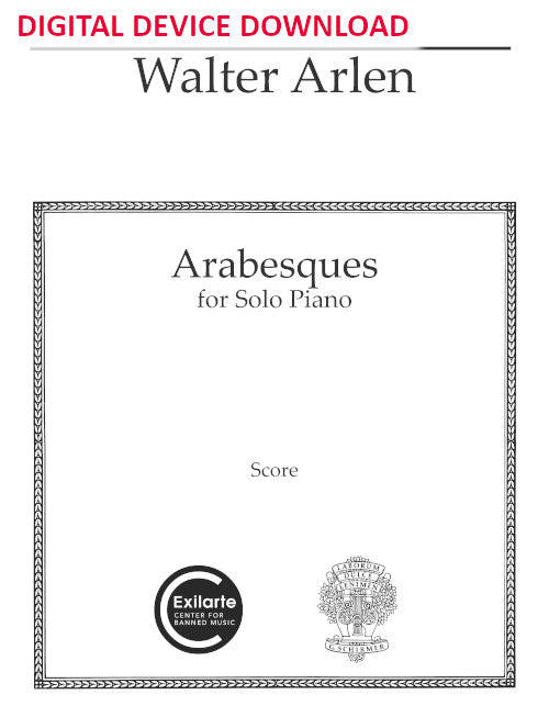 Arabesques for Solo Piano - Digital (Not Printable)