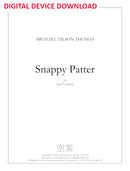 Snappy Patter (for trombone) - Digital (Not Printable)