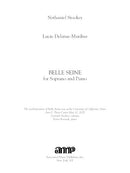 Belle Seine (for soprano and piano)