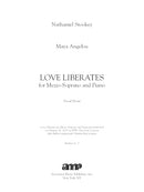 Love Liberates (for mezzo-soprano and piano)