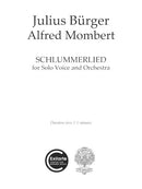 Schlummerlied (vocal score)